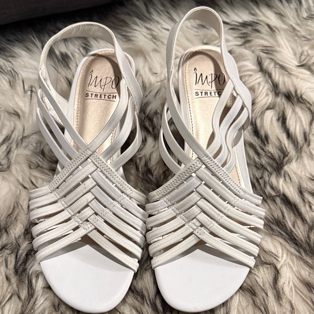Impo Women's Elegant White Sandals